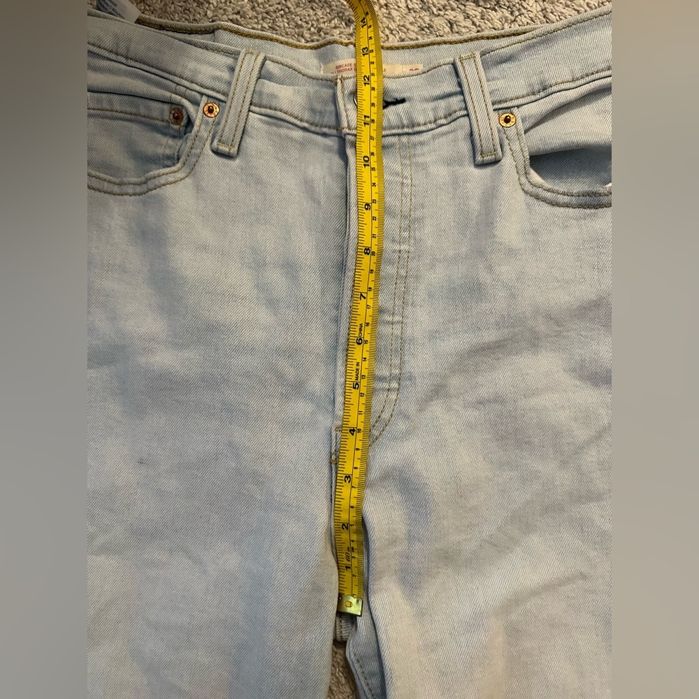 Levi’s Denim Jeans - Women’s Ribcage Straight Ankle Jeans - Size 29 - Light Blue - Picture 10 of 13
